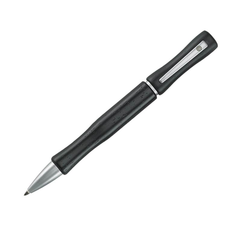 ecobra-woodline-victoria-schwarz-kugelschreiber-im-bambus-etui image 2