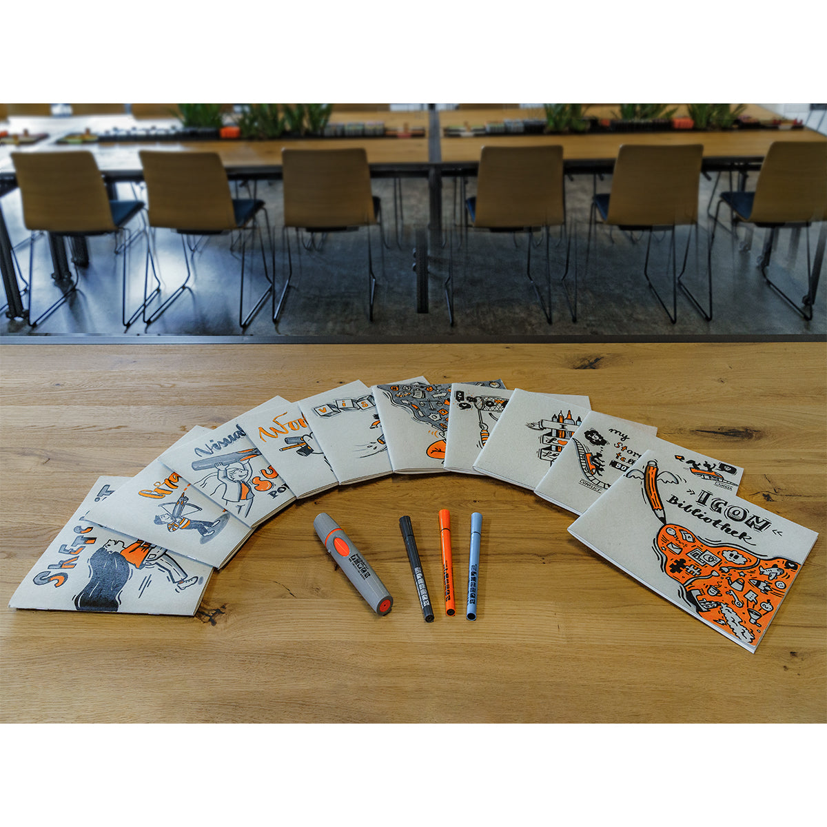 neuland-whitespace-sketchbooklet-21x20-cm-32-seiten image 6