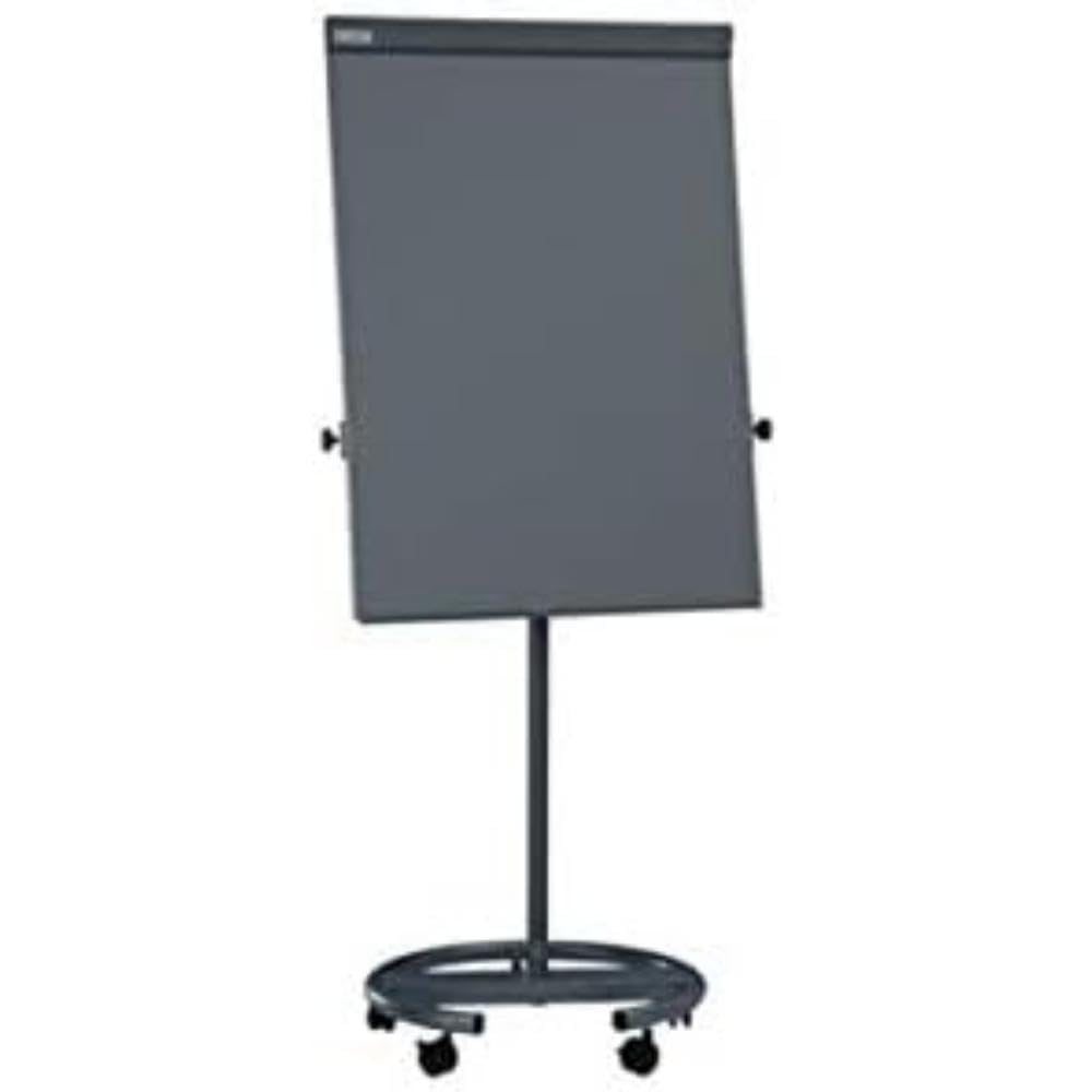 maul-maulballfix-flipchart-papierhalter-stahlleiste-grau image 1