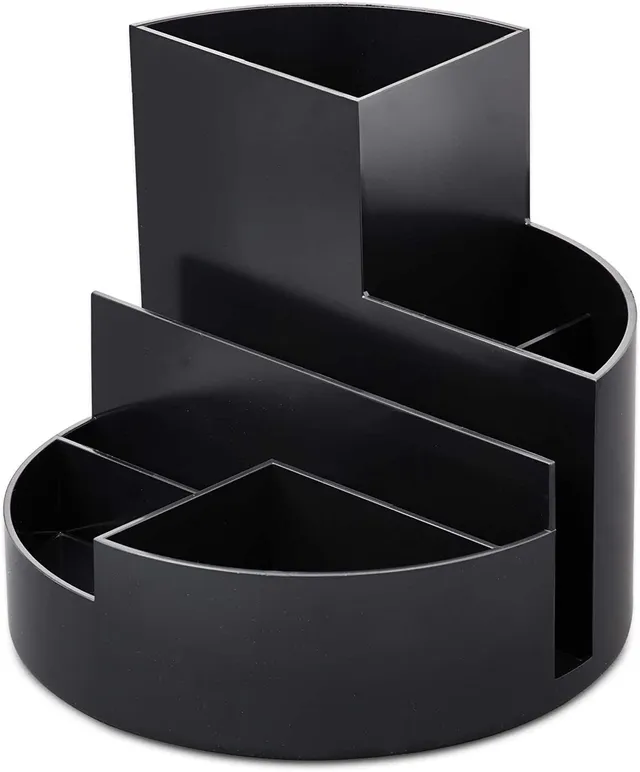 maul-maulrundbox-recycling-stiftek-cher-schwarz-6-f-cher-rund image 1