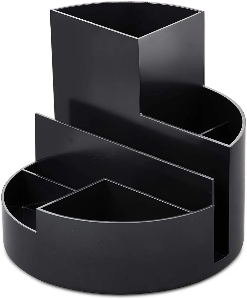 maul-maulrundbox-recycling-stiftek-cher-schwarz-6-f-cher-rund image 1