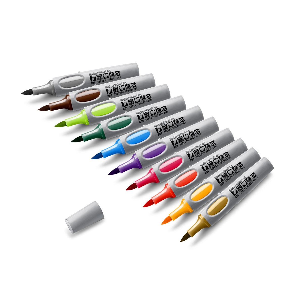 neuland-no-one-art-pinselmarker-0-5-7-mm-10er-farb-set image 2