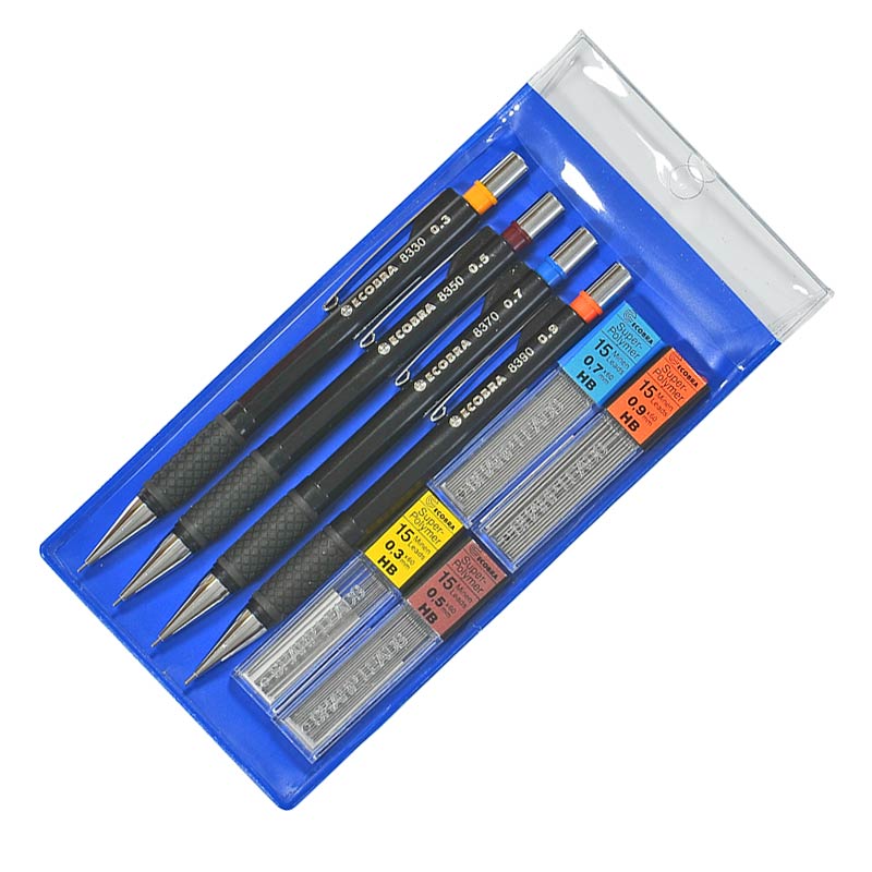 ecobra-feinminen-druckstift-display-10x-4er-set-0-3-0-5-0-7-0-9-mm-minendosen image 3