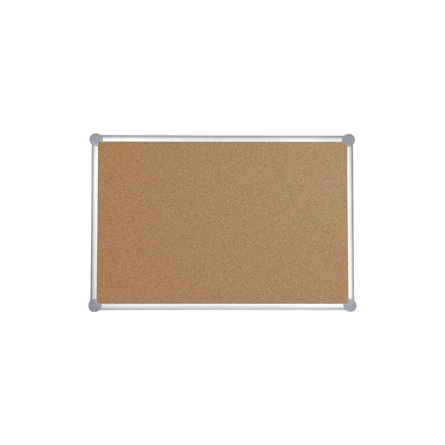 maul-maulpro-pinnwand-kork-braun-90-x-180-cm-alurahmen image 1
