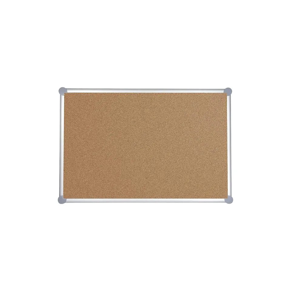 maul-maulpro-pinnwand-kork-braun-90-x-180-cm-alurahmen image 1