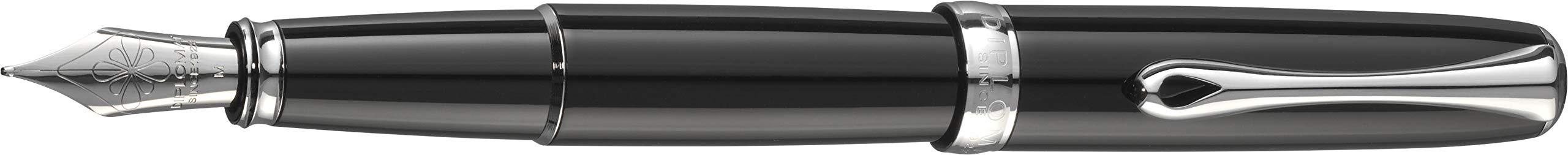 diplomat-excellence-a2-f-llhalter-lack-schwarz-feder-fein image 1