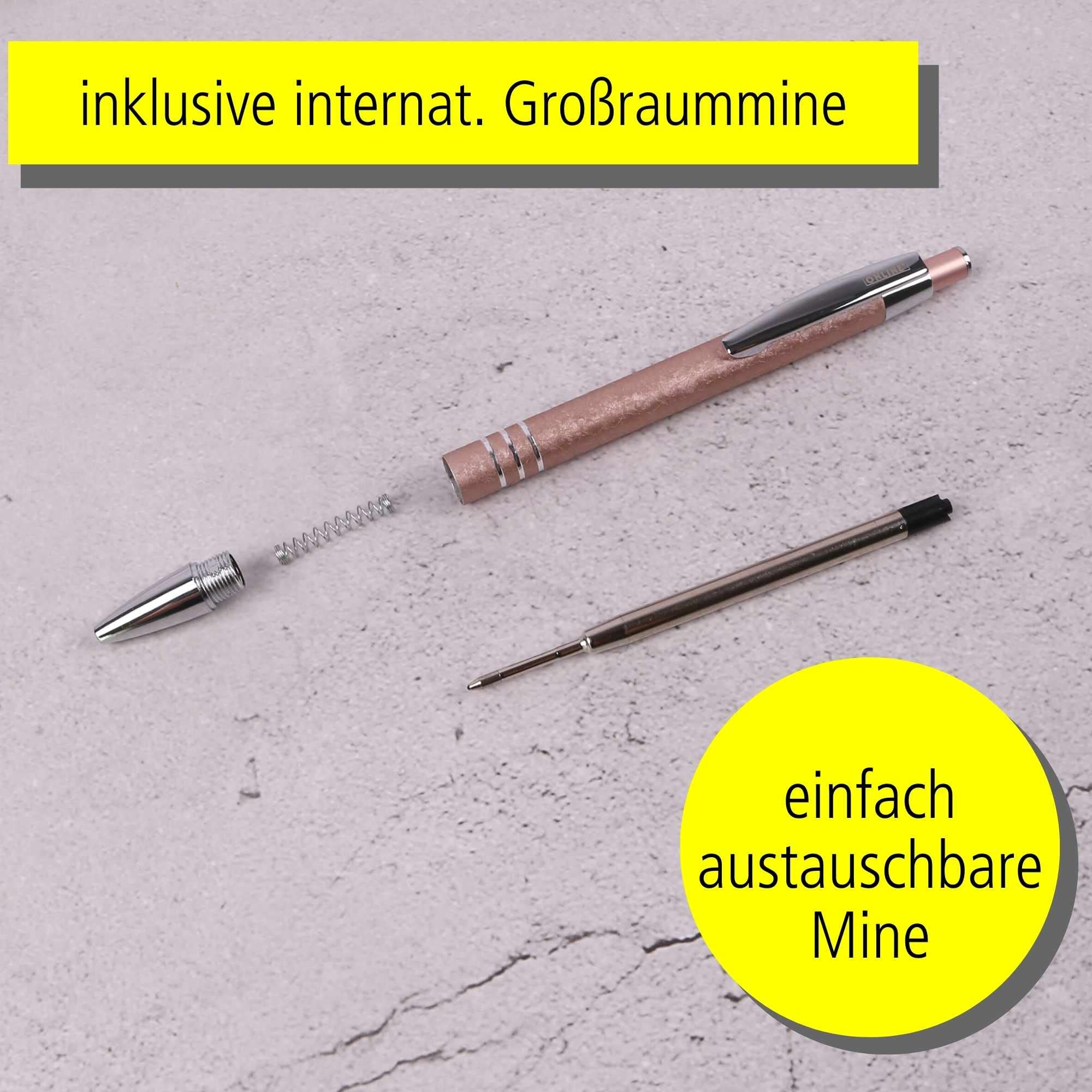online-highway-graphite-metall-kugelschreiber-ros-gold-schwarz-mit-etui image 4
