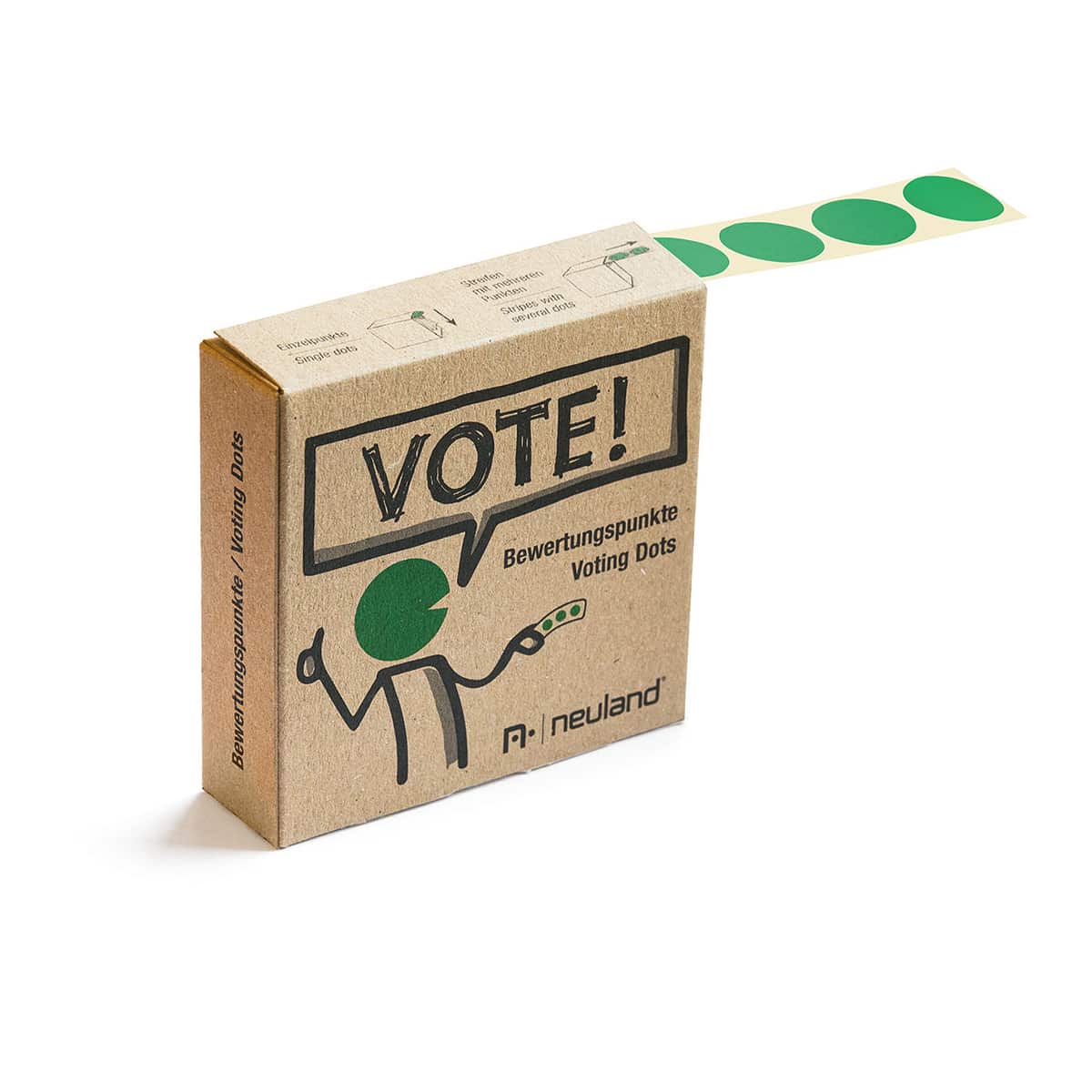 neuland-bewertungspunkte-20-mm-rolle-1-000-klebepunkte-in-spenderbox image 3