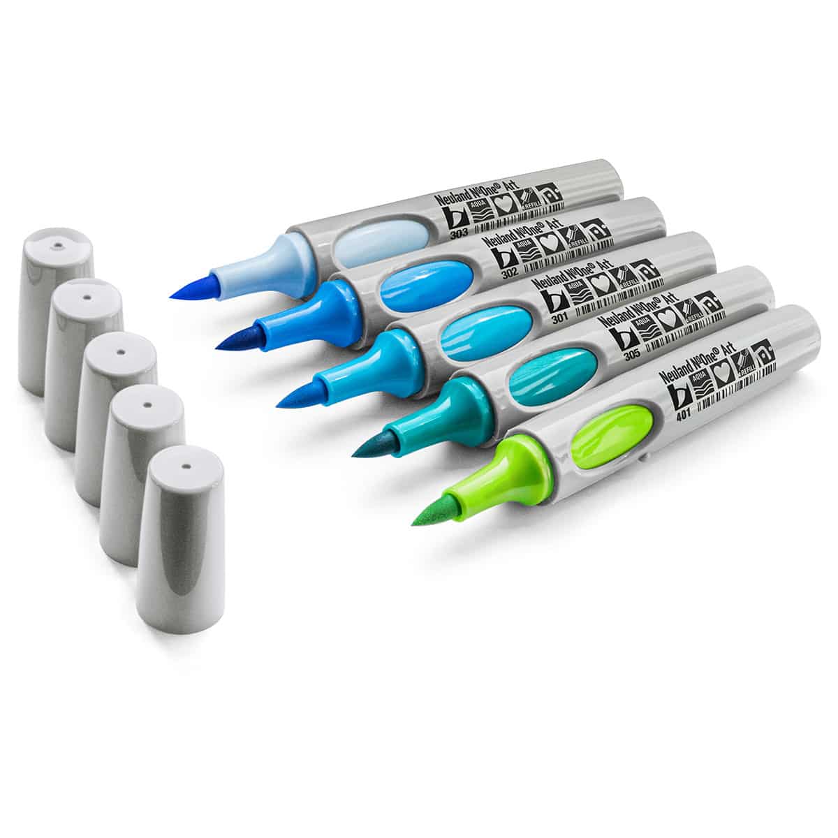 neuland-no-one-art-marker-5er-set-pinselspitze-0-5-7-mm-nachf-llbar image 5
