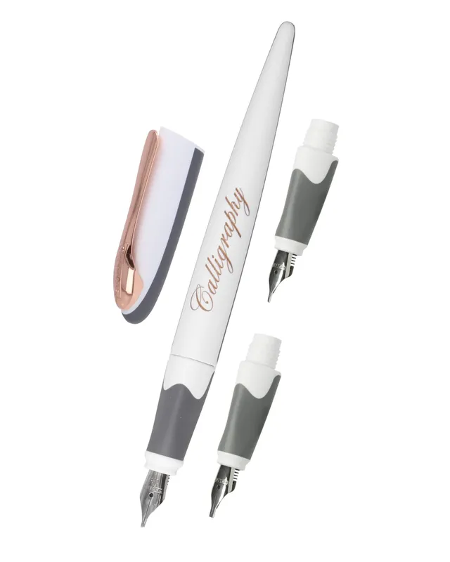 online-air-kalligrafie-set-white-rose-sch-nschreibf-ller-mit-3-federn image 1