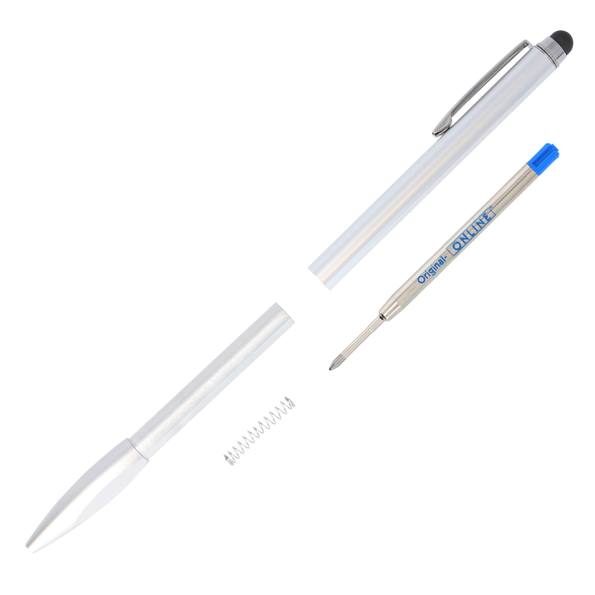 online-alu-stylus-kugelschreiber-rosegold-blau-m image 4