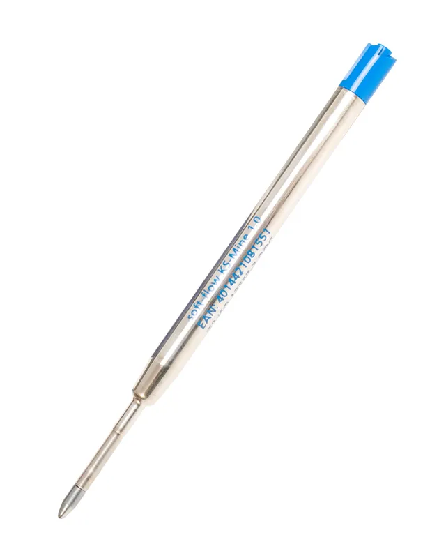 online-soft-flow-kugelschreiber-ersatzmine-m-blau-dokumentenecht image 1