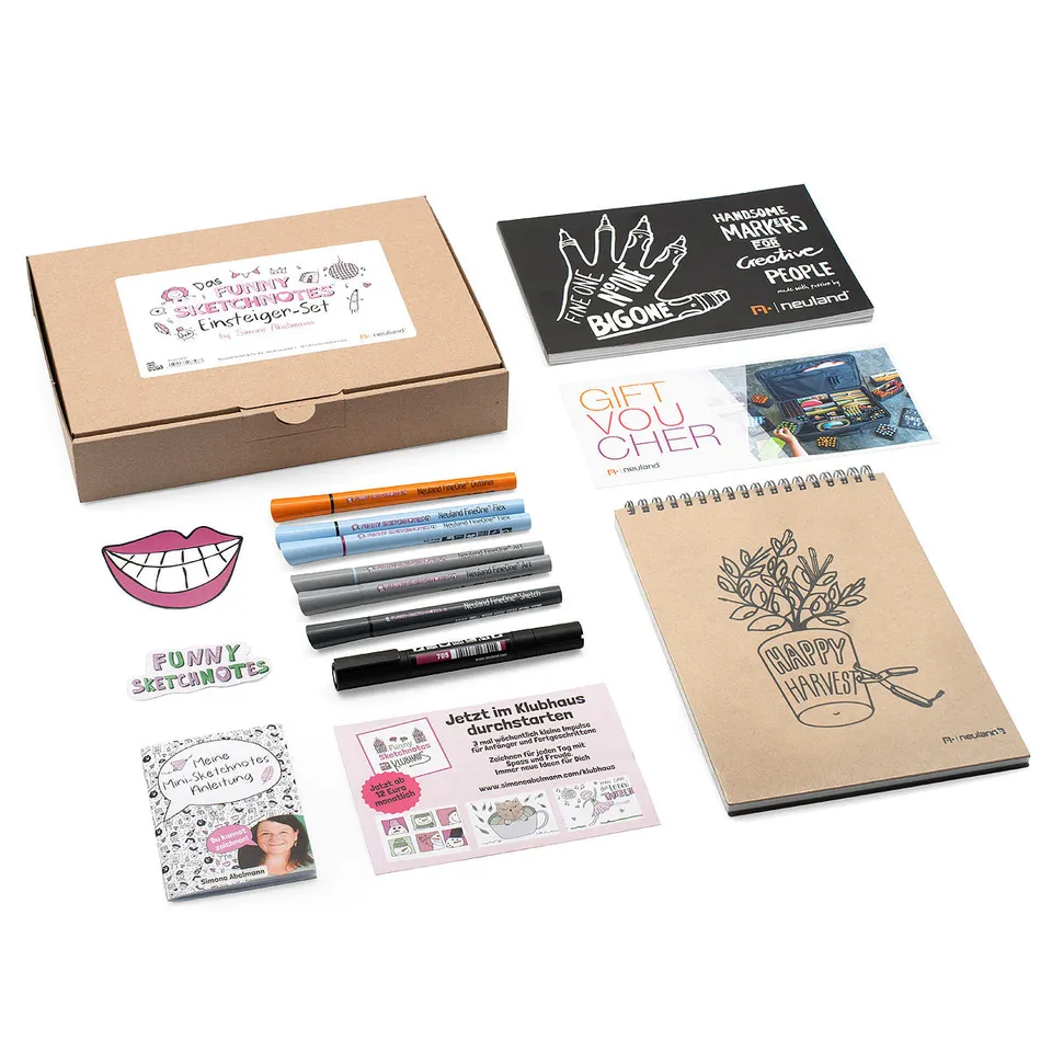 neuland-sketchnotes-set-fineone-twinone-outliner-sketchbook image 1