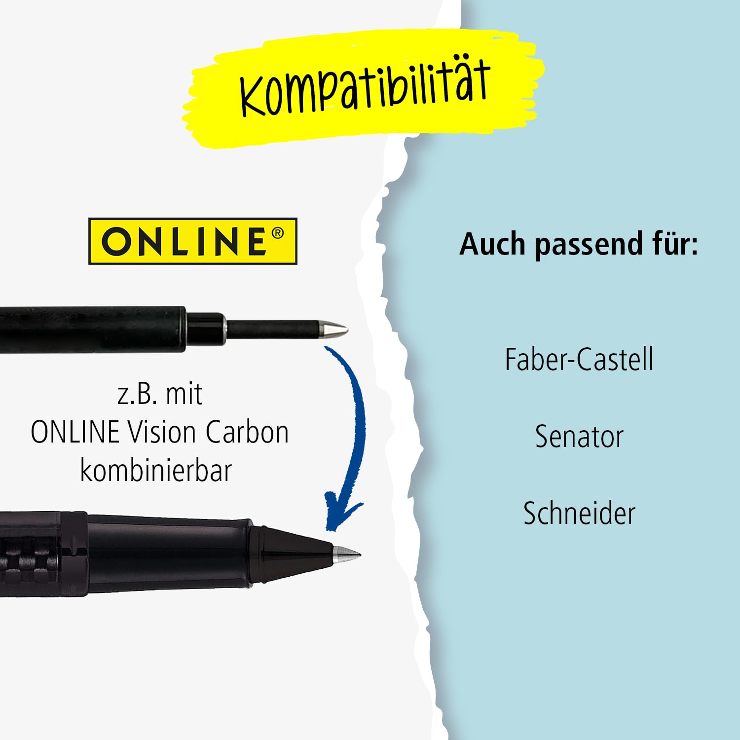 online-rollerball-ersatzmine-0-7-mm-blau-keramik-kugel image 7