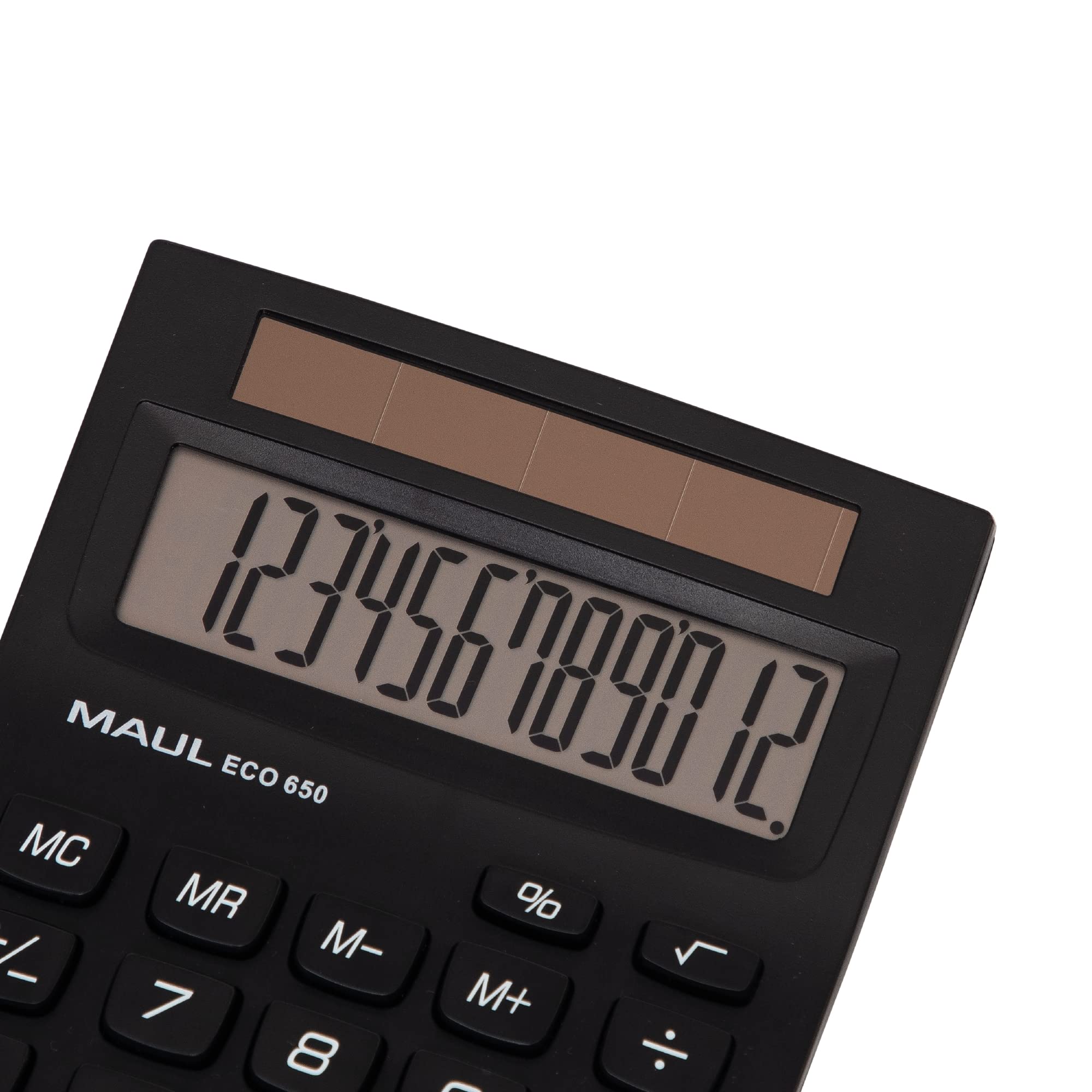 maul-tischrechner-eco-650-schwarz-12-stellig image 3