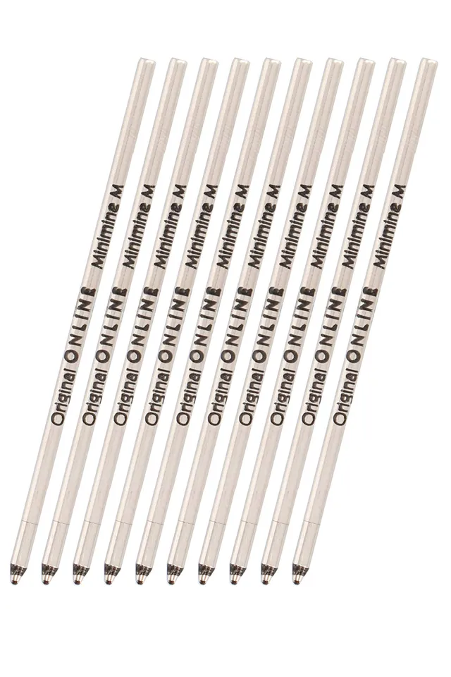 online-mini-kugelschreiberminen-d1-m-schwarz-10er-set-dokumentenecht image 1