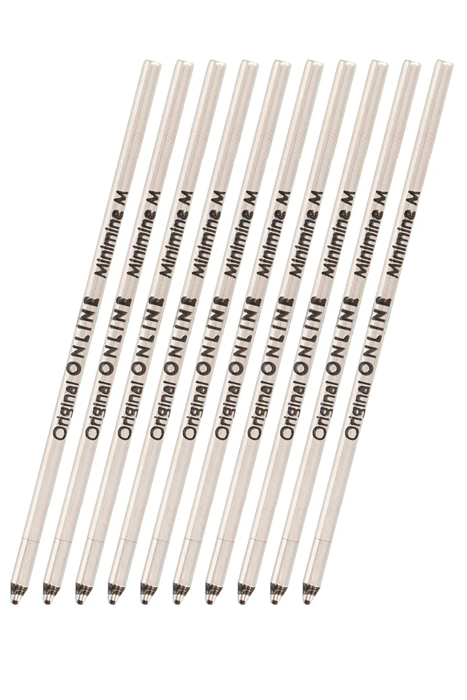 online-mini-kugelschreiberminen-d1-m-schwarz-10er-set-dokumentenecht image 1