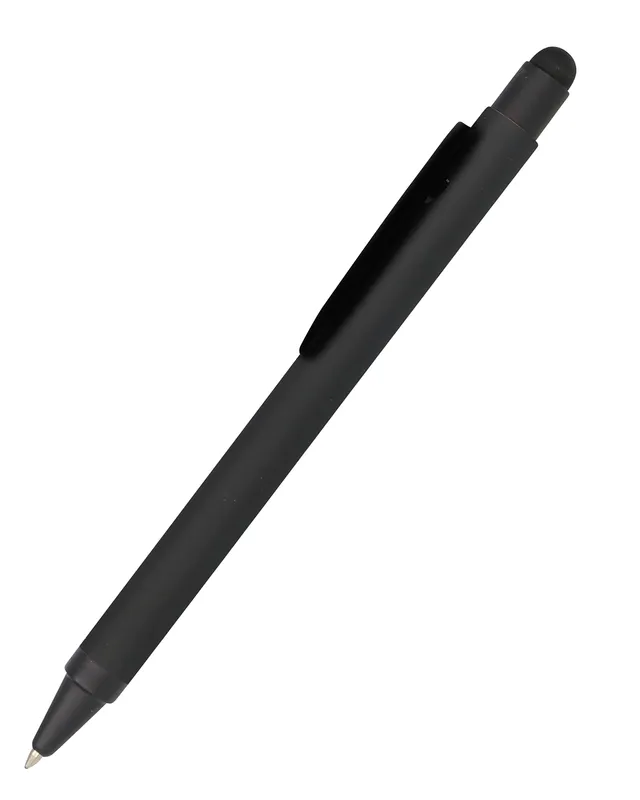 online-alu-stylus-kugelschreiber-schwarz-mit-touchpen image 1