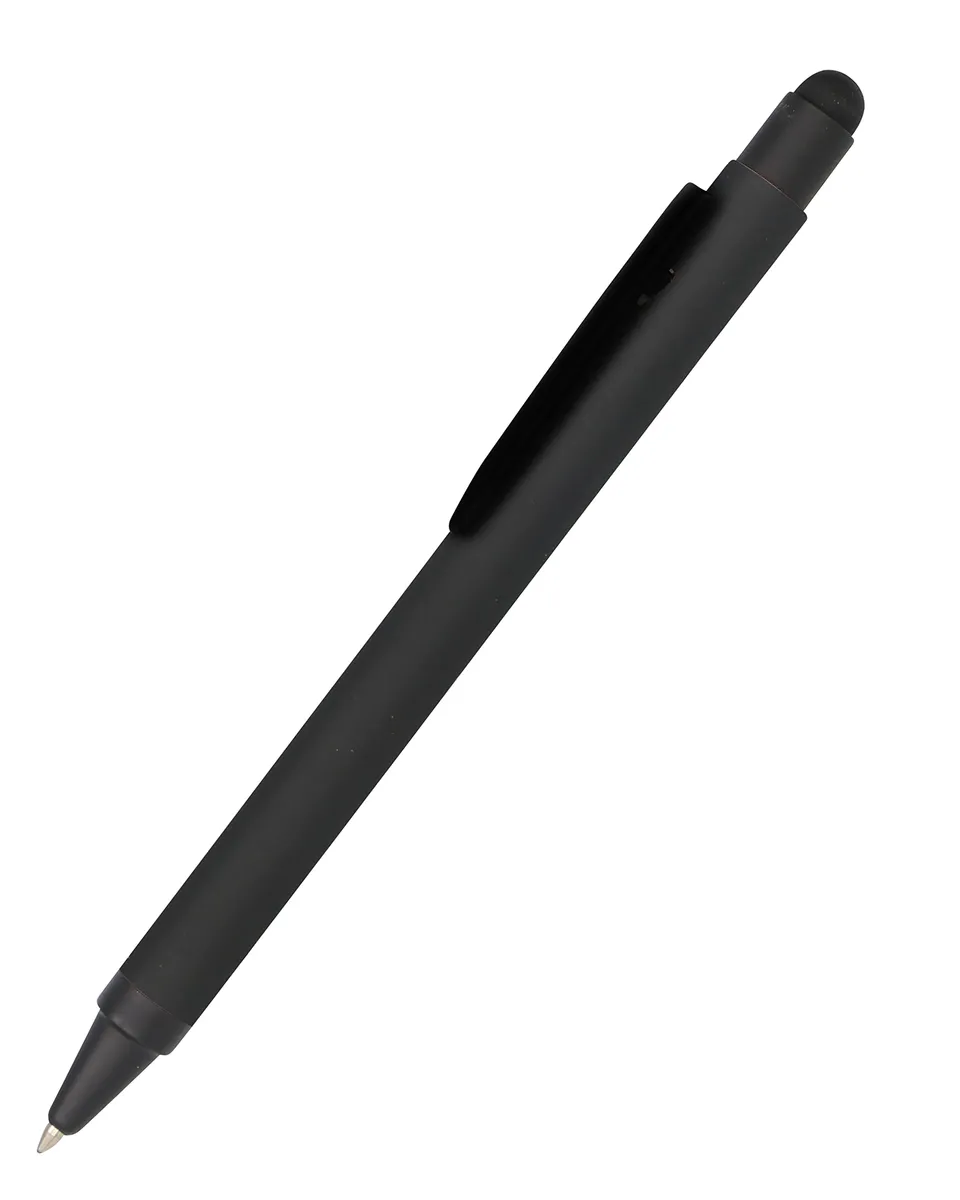 online-alu-stylus-kugelschreiber-schwarz-mit-touchpen image 1