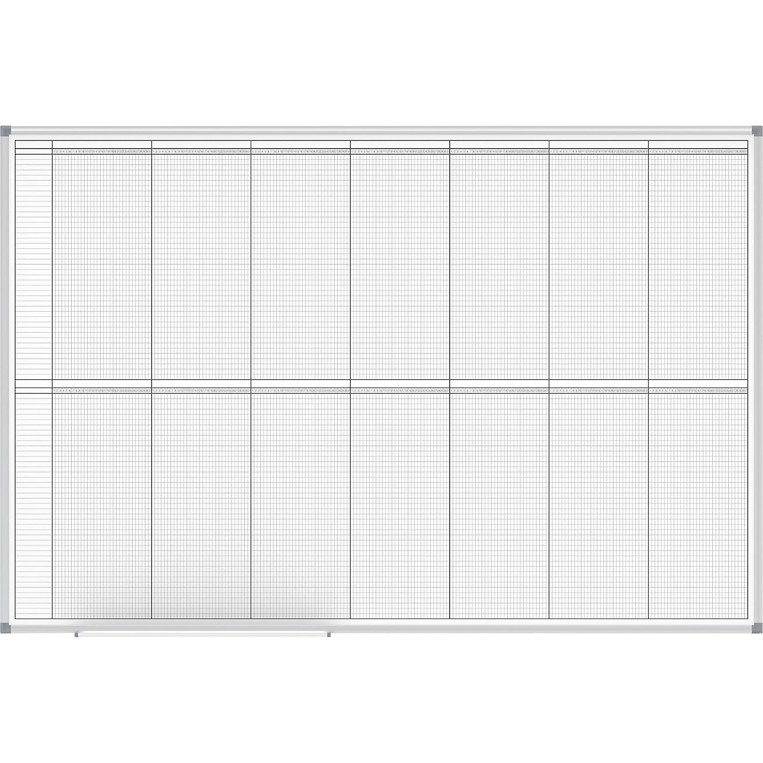 maul-maulstandard-jahresplaner-100x150-cm-wei-magnethaftend-abwischbar image 1