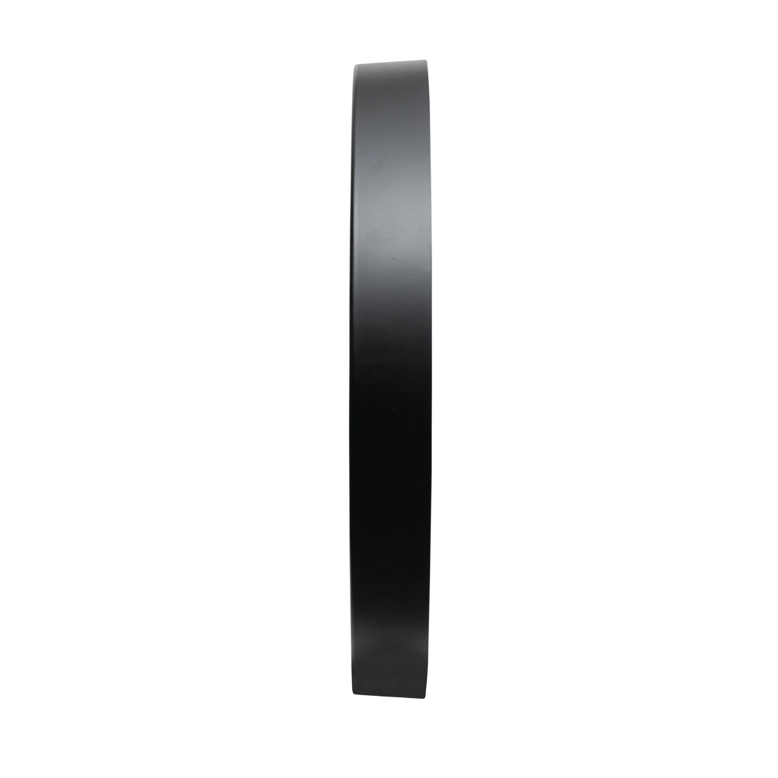maulclimb-funk-wanduhr-analog-47-cm-schwarz-wei image 3