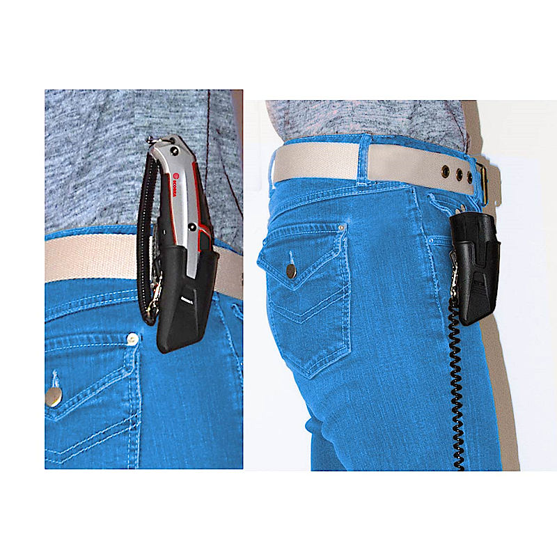 ecobra-sicherheits-cutter-aluminium-mit-halter-und-trapezklinge image 8