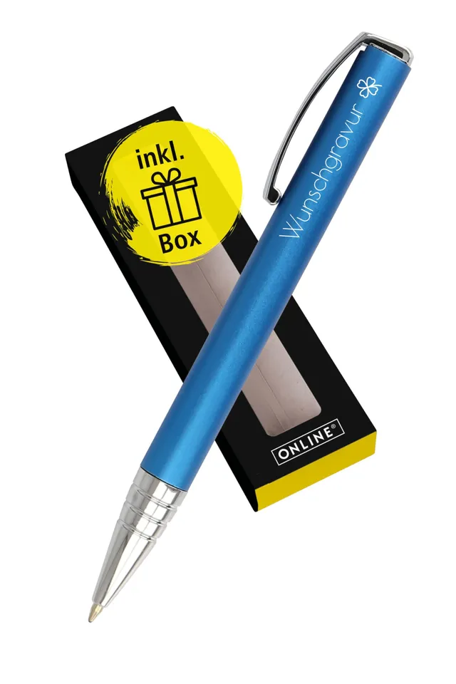 online-vision-blue-drehkugelschreiber-mit-gravur-personalisierter-kuli-mit-gesch image 1