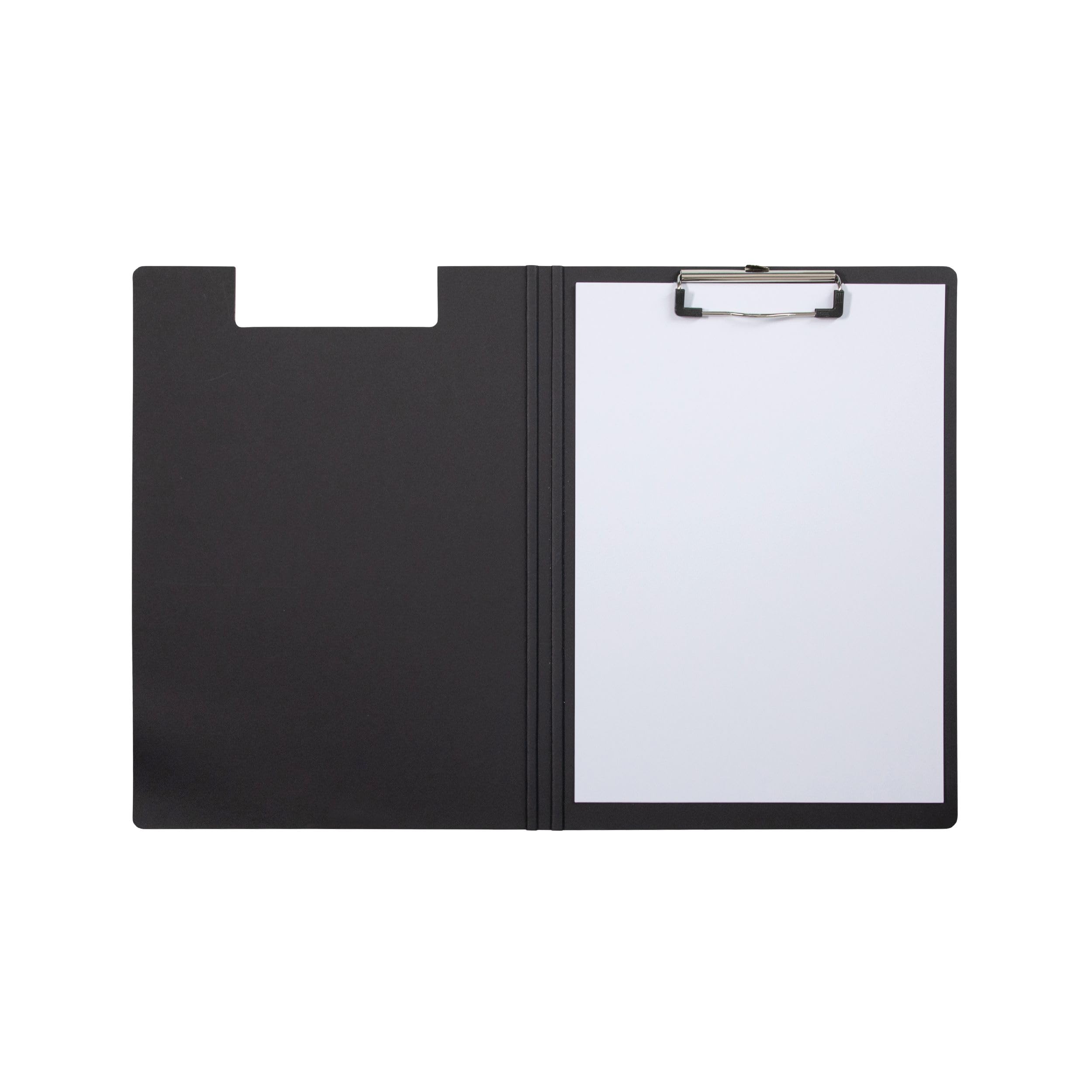 maul-schreibmappe-a4-maulbalance-schwarz-klemmmechanik-hochformat image 2
